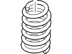 Ae9z-5560-b Ford Genuine Coil Spring