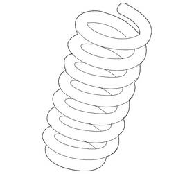 Al3z-5310-a Ford Genuine 2010-2014 F-150 - Coil Spring