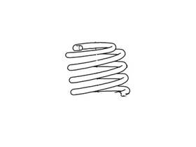 Ar3z-5310-b Ford Genuine Coil Spring