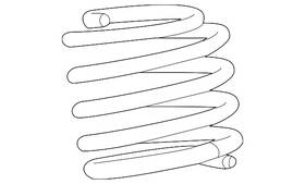 Br3z-5310-e Ford Genuine Coil Spring