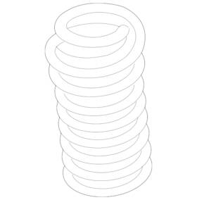 Br3z-5560-g Ford Genuine Coil Spring