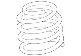 Bv6z-5310-g Ford Genuine Coil Spring