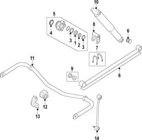 Ck4z-5560-ab Ford Genuine Leaf Spring