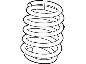 Ct4z-5560-b Ford Genuine Coil Spring Ct4z-5560-b Ford Genuine Coil Spring