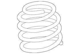 Cv6z-5310-a Ford Genuine Coil Spring