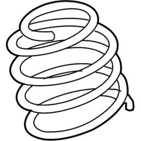 Cv6z-5310-d Ford Genuine Coil Spring Cv6z-5310-d Ford Genuine Coil Spring