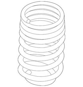 Dv6z-5560-f Ford Genuine Coil Spring
