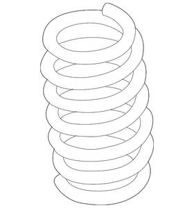 F2gz-5560-l Ford Genuine Coil Spring