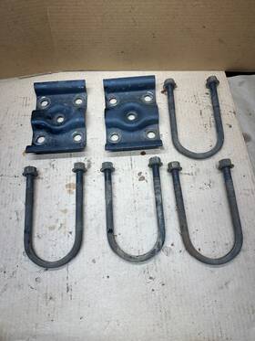 F2uz-5798-a Ford 08-24 Rear Leaf Spring U-bolt Mount Plate E 150 250 350 Set Oem