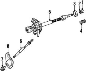 F7lz-3d655-cb Ford Genuine Spring