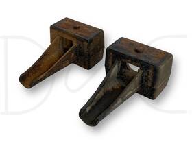 F81a-5598-db Ford 99-16 F250 F350 Oem Rear Leaf Spring Spacer Lift Block Set 3.75 Inch Oe Blocks