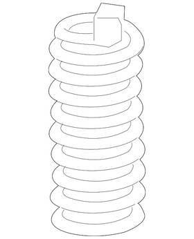 Ford Lc3z-5310-af Genuine Spring Front