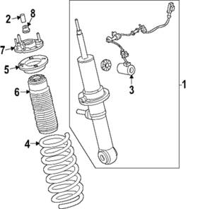 Mb3z-5310-bk Ford Genuine Spring