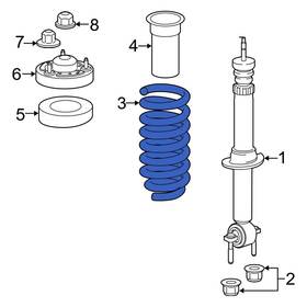 Rl3z5310c Ford Oe Front Coil Spring