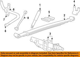 Bc3z5705h Ford Oem 11-25 F-250 Super Duty Suspension Components-u-bolt