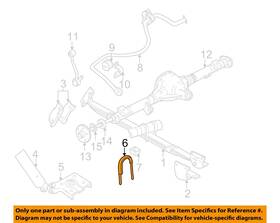 E4tz5705b Ford Oem 91-05 Explorer Sport Trac Suspension Components-u-bolt