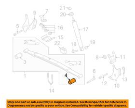 Eotz5781b Ford Oem 92-23 E-150 Club Wagon Suspension Components-shackle Bushing