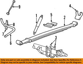 N811667s436 Ford Oem 99-10 Excursion Suspension Components-u-bolt N811667s436 Ford Oem 99-10 Excursion Suspension Components-u-bolt