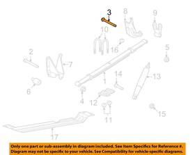 W714299s439 Ford Oem 04-14 F-150 Suspension Components-leaf Spring Mount Bolt