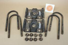 F2ua-ea Ford Sterling 84-97 10.25 Inch U Bolts Nuts And Spring Plate Set U-bolts Short Pair