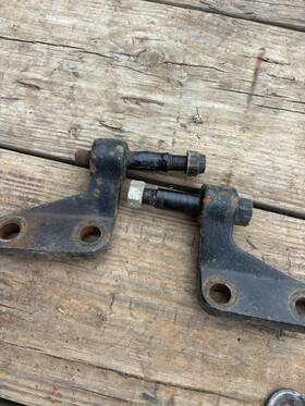 Taaa-18126-a Ford 1953-56 F100 Front Lower Shock Mount Original Oem Stock Leaf Spring Bolt #2