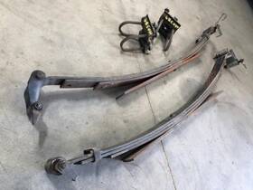 518-00579b Ford Truck Used Pair 01 E350sd Van Leaf Springs 4 Fits 95-07 E350 28321