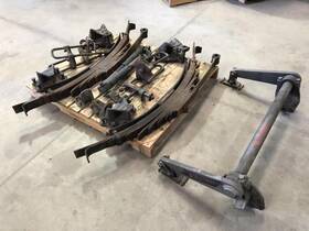 518.fd8989 Ford Truck 1989 F600 Used Rear Set Of Leaf Springs 13 Complete Setup 26389
