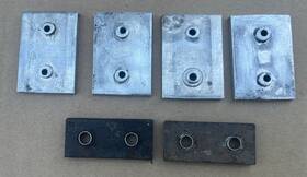 14076181 General Motors 14044572 C4 Corvette Oem Used 84-96 Rear Leaf Spring Insulator/spacers #14044572