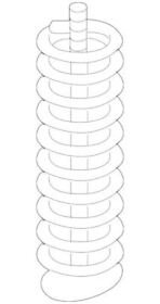 54650-3l031 Genuine Hyundai Spring Front Ds