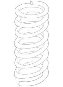 463-324-05-04 Genuine Mercedes-benz Spring