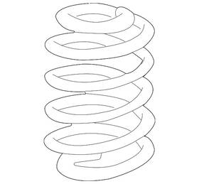 Gm 25693386 Genuine Front Coil Spring
