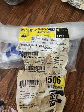 84855893 Gm 2015-2022 Chevrolet Gmc Colorado Ls Insert Rear Spring Leaf X4