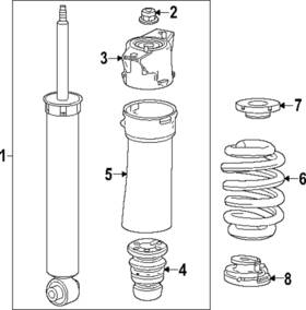 85625793 Gm Genuine F Spring