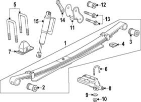 86538864 Gm Genuine Leaf Spring