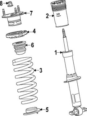 86559128 Gm Genuine Coil Spring