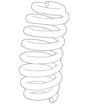 84377789 Gm Genuine Parts Front Coil Spring 84377789 Gm Genuine Parts Front Coil Spring