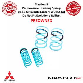 Ls-ts-mi-0005-a Godspeed Project Traction-s Performance Lowering Springs For 08-16 Mitsubishi Lancer Fwd