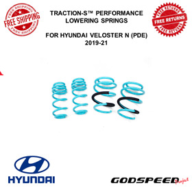 Ls-ts-hi-0010 Godspeed Traction-s Performance Lowering Spring For 2019-21 Hyundai Veloster N