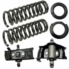 Bs101151 Gtb Coil Springs For 1965-1966 Mustang With Spring Seats And Insulators V8