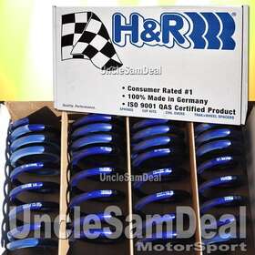 53075-2 H&r Lowering Sport Springs Set For Nissan 370z Roadster Convertible 1.3 Inch F Drop