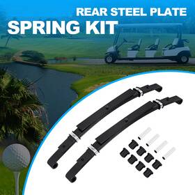 H-yeeu 723044215949 Golf Cart Rear Leaf Springs 4 For Club Car Ds 1993 Heavy Duty Set Of 2