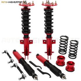 13331560 Higher-autoparts Coilovers Suspension Set For 2005-2014 Ford Mustang Adj.height Struts Shocks