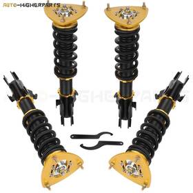 13331585 Higher-autoparts Lowering Kit Coilovers For 2002-2007 Subaru Impreza 2.5l Wrx Struts Adjustable