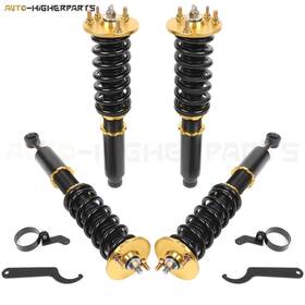 13331587 Higher-autoparts Coilovers Suspension Kits Adj. Height Struts Shocks For 2003-2007 Honda Accord