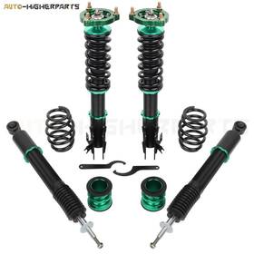13331603 Higher-autoparts Coilovers Struts Lowering Kit For 2006-2011 Honda Civic Green Adjustable