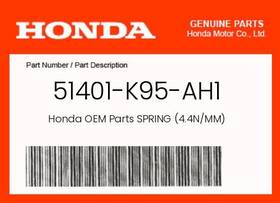 51401-k95-ah1 Honda Genuine Spring 4.4n/mm -