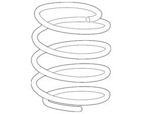 51401-tr7-a01 Honda Genuine Coil Spring