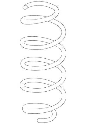 51406-tk8-a62 Honda Genuine Coil Spring 51406-tk8-a62 Honda Genuine Coil Spring