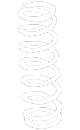 52441-sda-a03 Honda Genuine Spring Rear