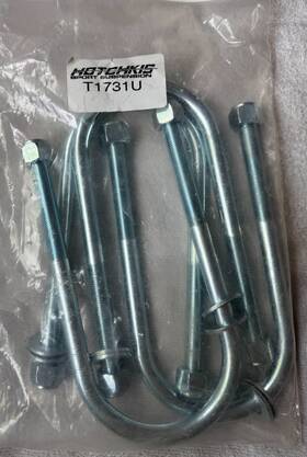 Hotchkis T1731u 4 Pack Sport Suspension Leaf Spring U Bolts 1967 - 1981 Camaro